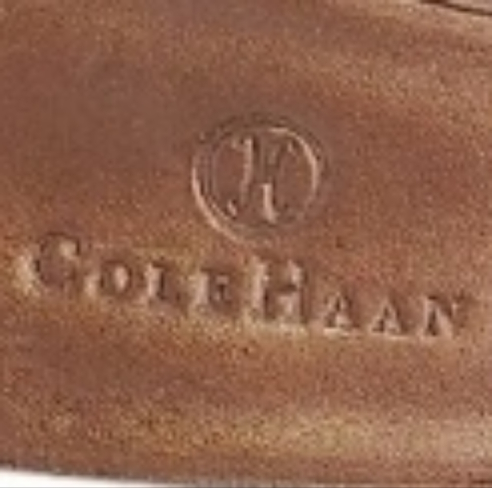 ColeHaan Embellished Wedge Sandals Size 10 - Picture 16 of 16
